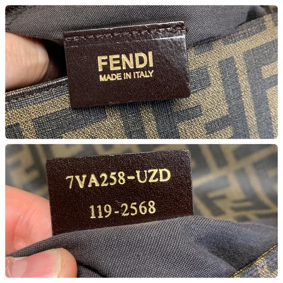Fendi Zucca Monogram Canvas Messenger Bag - Picture 12 of 12